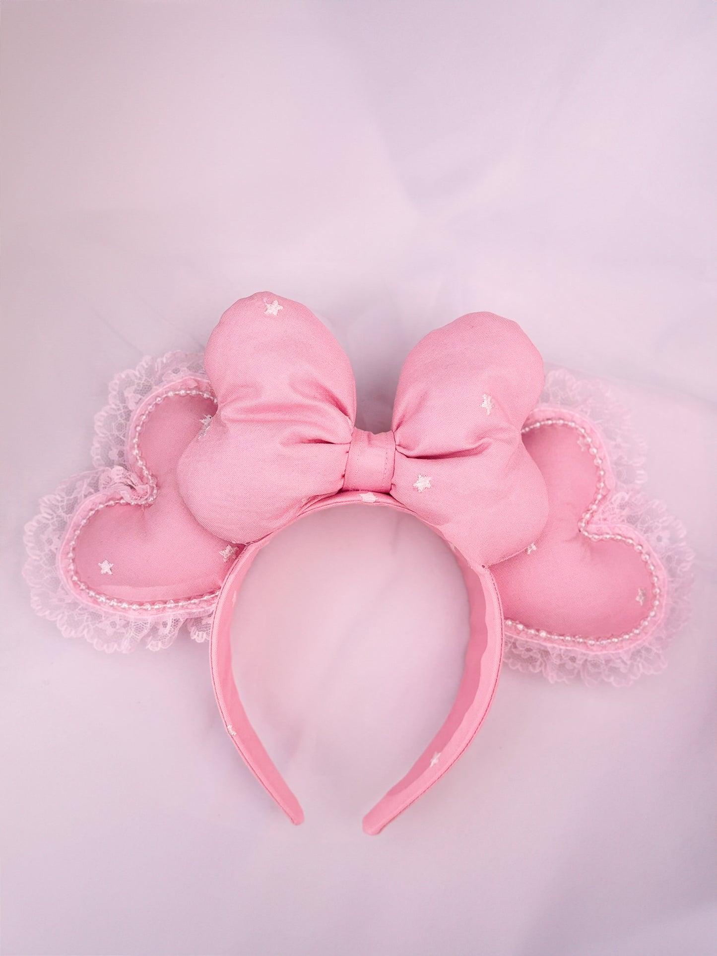 Pink Hearts Heart Ears