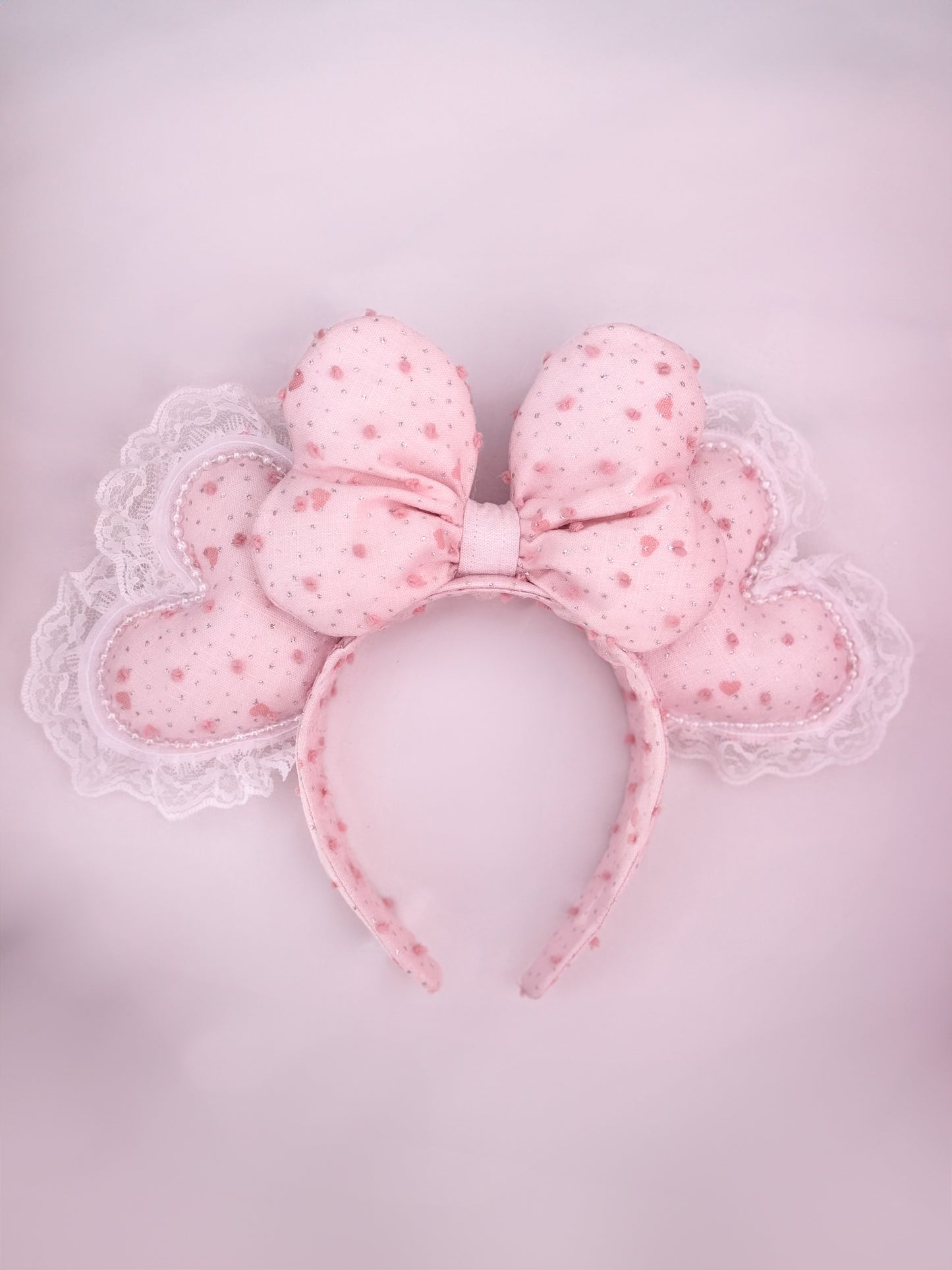 Pink Princess Heart Ears