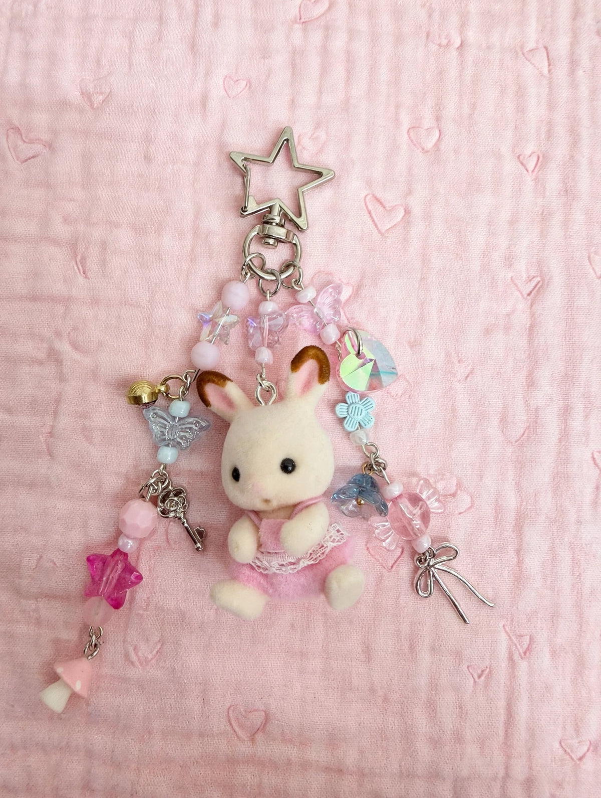 Blossom Bunny Bag Charm