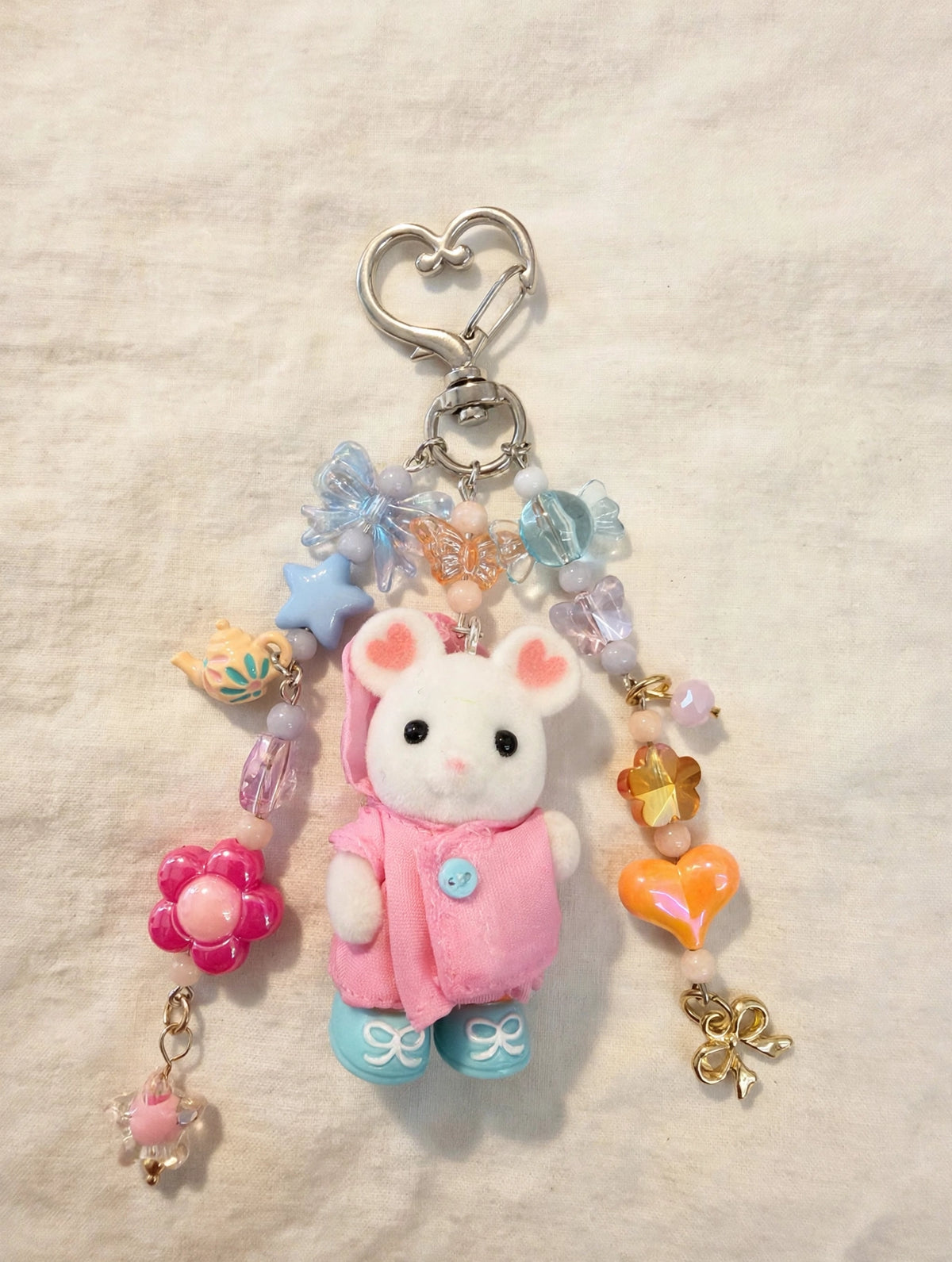 Raincoat Mouse Bag Charm