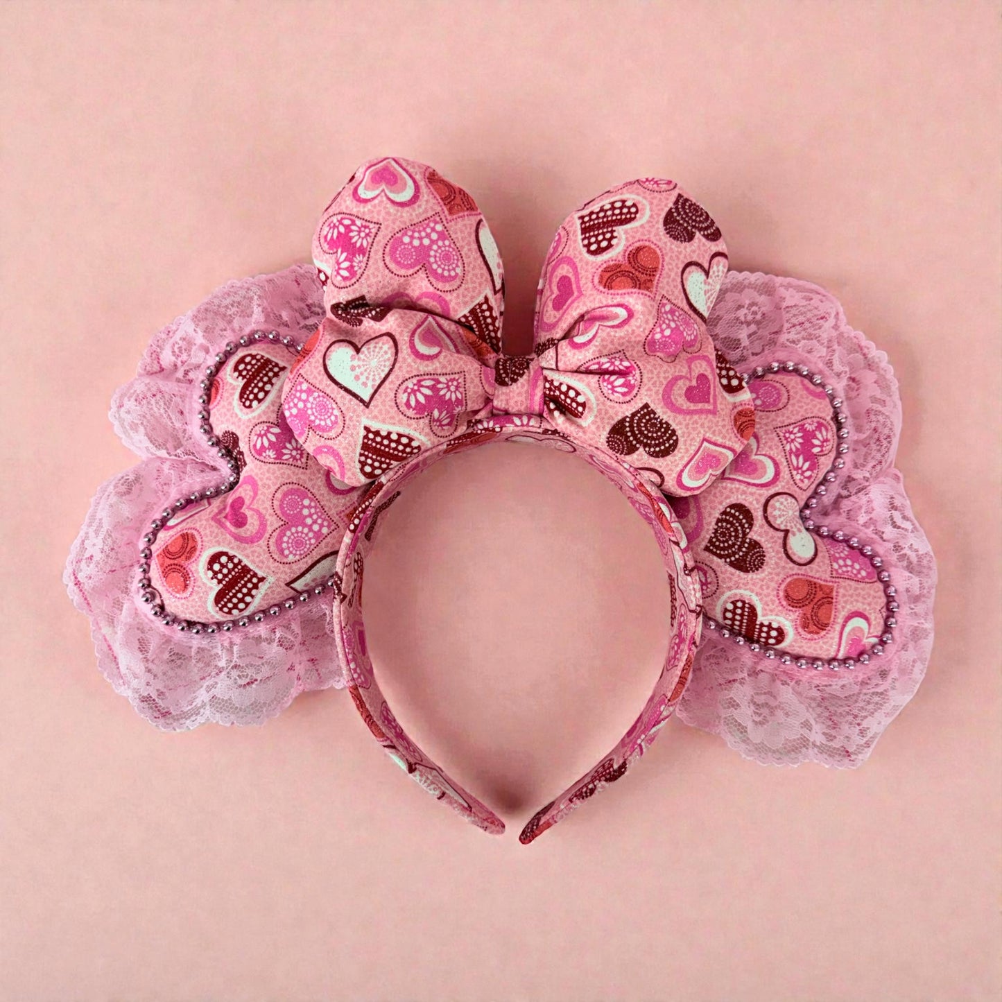 Lovebug Lace Heart Ears