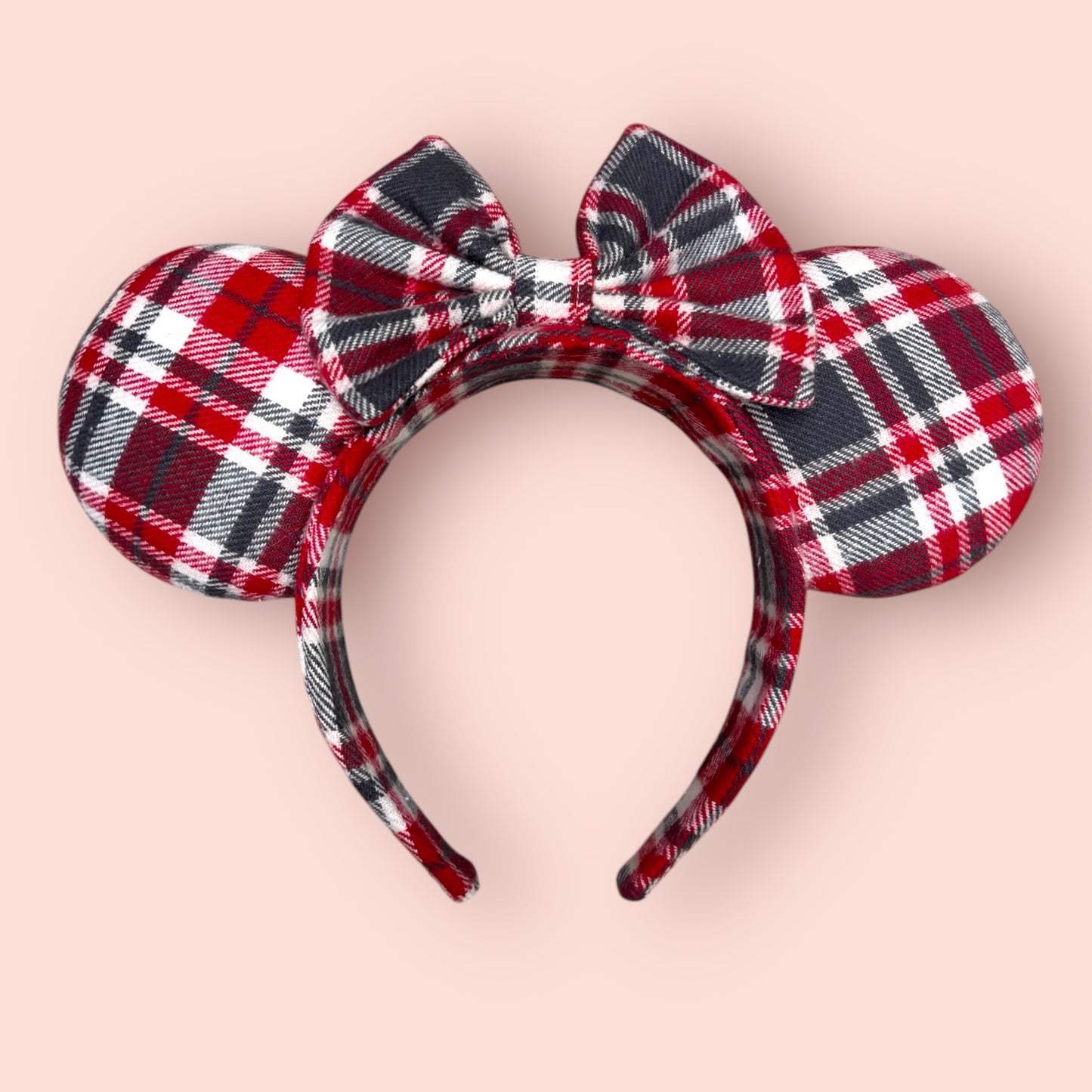 Red Plaid Ears