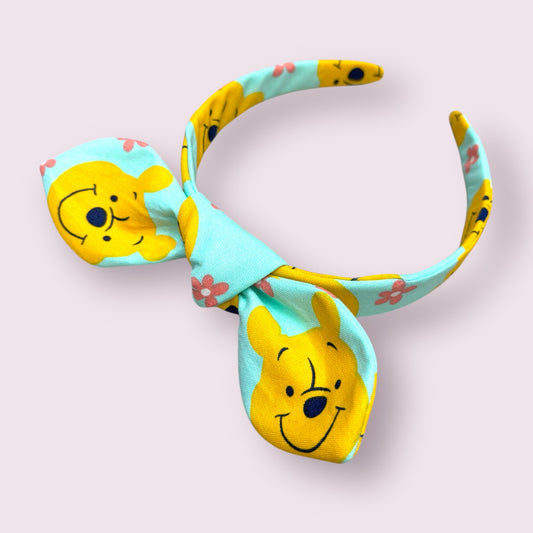 Blue Pooh Bear Headband