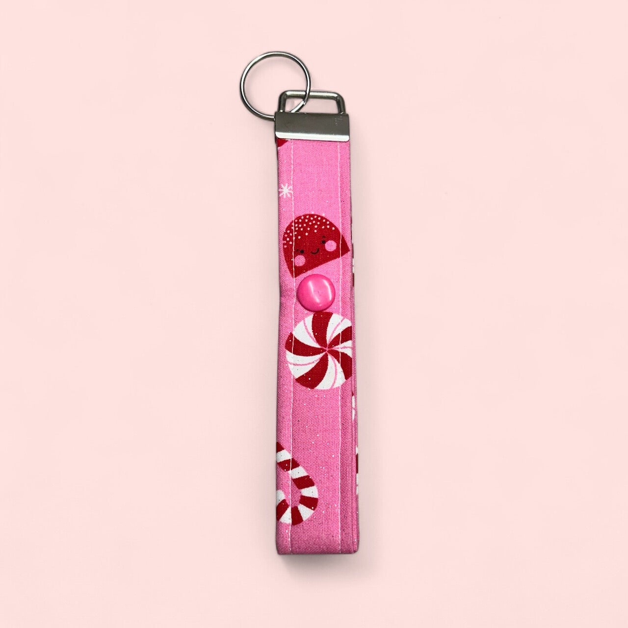 Pink Candy Keychain