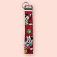 Red Mouse Christmas Keychain