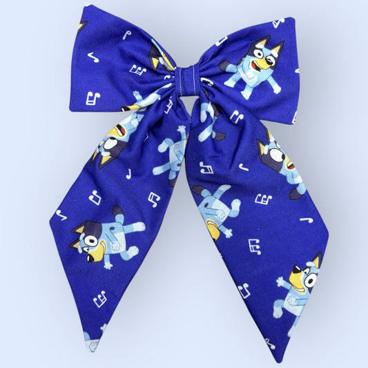 Bluey blue Bows