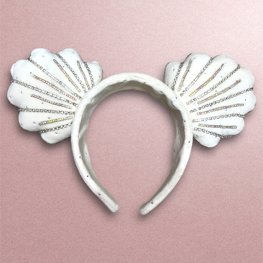 White Mermaid Shell Ears