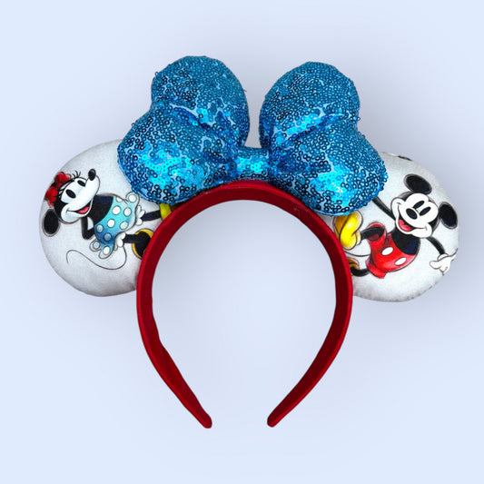 Mouse Red and Blue Ears