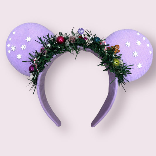 Purple Half Wreath Ears