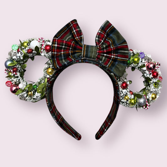 Green Wreath Light Up Ears