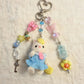 Blue Dress Cat Bag Charm
