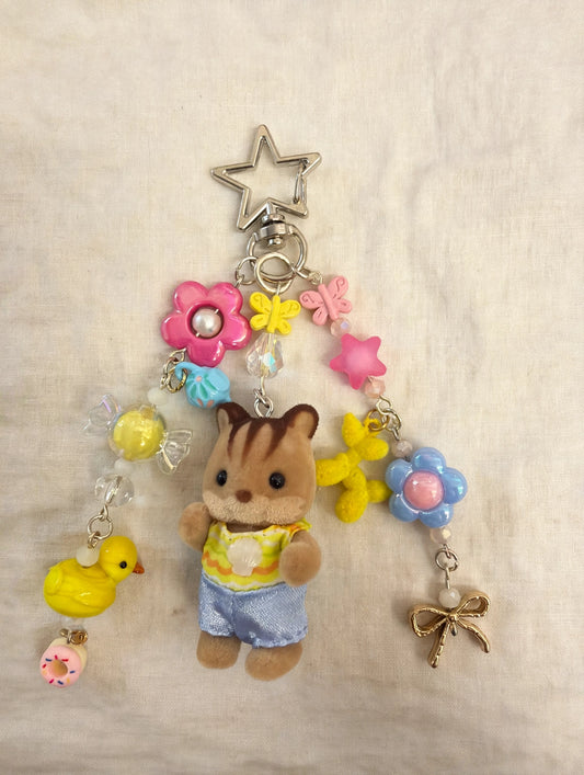 Chipmunk Bag Charm