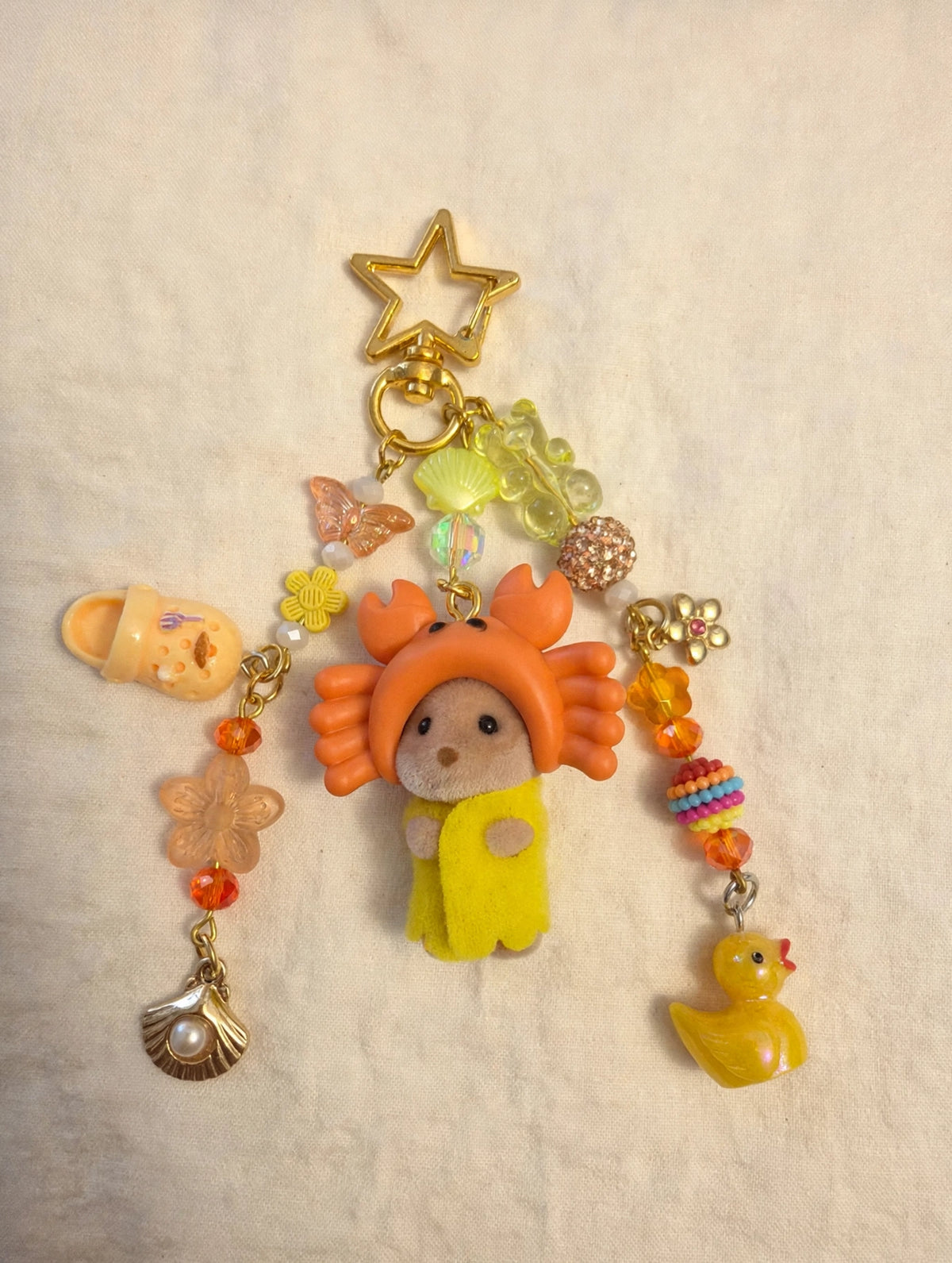 Crab Hamster Bag Charm
