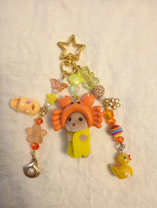 Crab Hamster Bag Charm