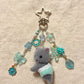 Grey Cat Bag Charm