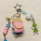 Pink Backpack Bunny Bag Charm