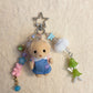 Pink Backpack Bunny Bag Charm