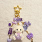 Pink Bunny Bag Charm