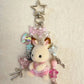 Pink Dress Bunny Bag Charm