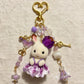Purple Bunny Bag Charm