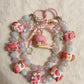 Pink Lounging Phone Charm