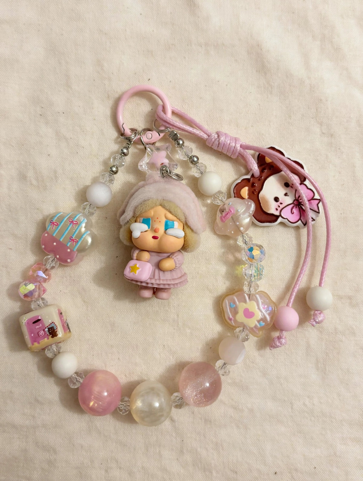 Pink Purse Phone Charm