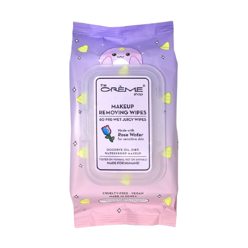 Juicy Makeup Removing Wipes | Soothing Rose Water (Narwhal)
