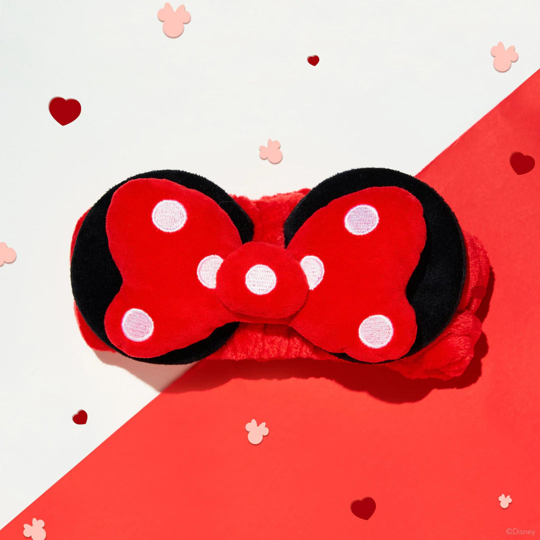 The Crème Shop | Disney: 3D Teddy Headyband™ in "Spotted in Red"